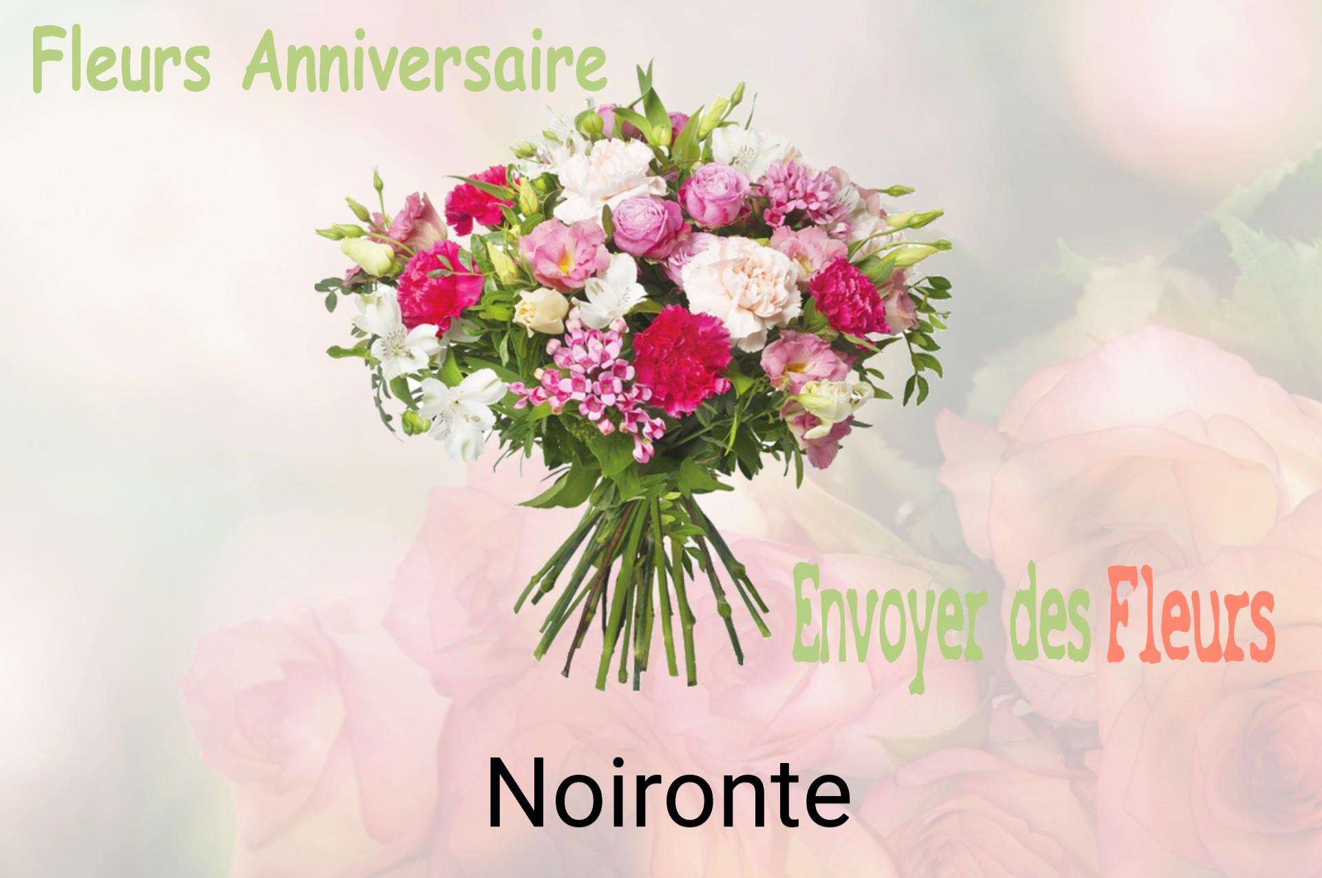 Bouquet de fleurs d’anniversaire livré à Noironte