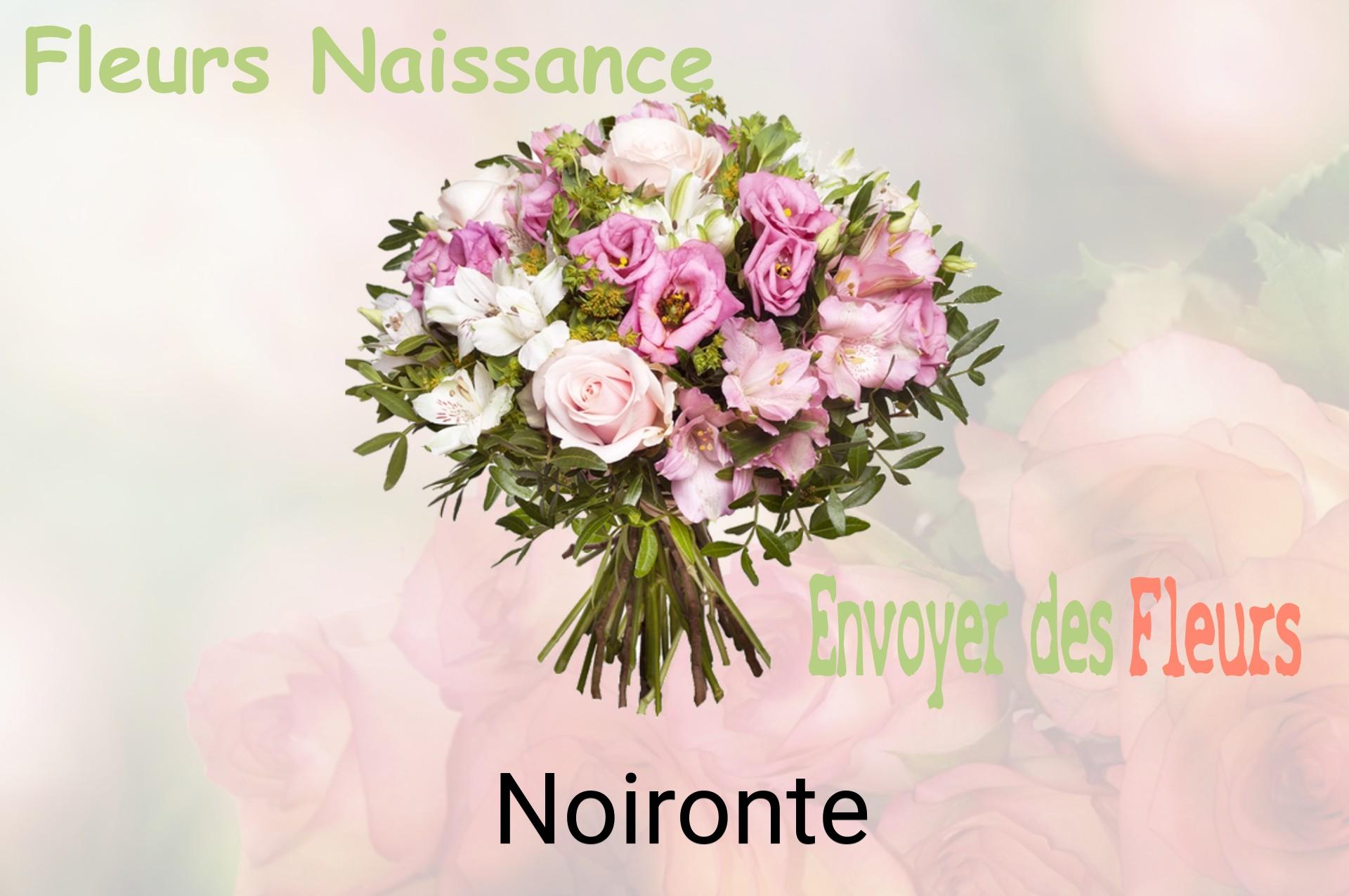 Bouquet de fleurs de naissance livré à Noironte